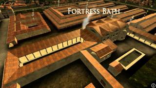 Animation of ancient Roman Fort in Caerleon Wales [upl. by Catherina]