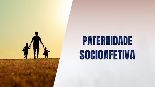 Paternidade socioafetiva [upl. by Najram]