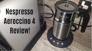 Nespresso Aeroccino 4 Milk Frother Review  Worth upgrading from the Aeroccino 3 [upl. by Lorien]