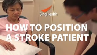 How To Position A Stroke Patient [upl. by Nnahs]