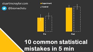 Ten Statistical Mistakes in 5 Min [upl. by Atiras]