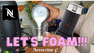 How To Foam Milk With Aeroccino 3 Make Coffee With Foam Tips amp Tricks  Easy Foamed Latte Recipe [upl. by Gobert]