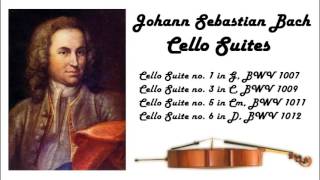 Johann Sebastian Bach  Cello suites in 432 Hz great for reading or studying [upl. by Ennaillij772]