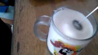 Aerolatte Review Frothing Cold Milk In Under 1 Minute [upl. by Syhr]